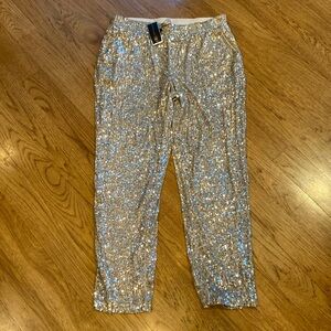 NWT- Ladies Cable and Gauge Sequin Pants - Small